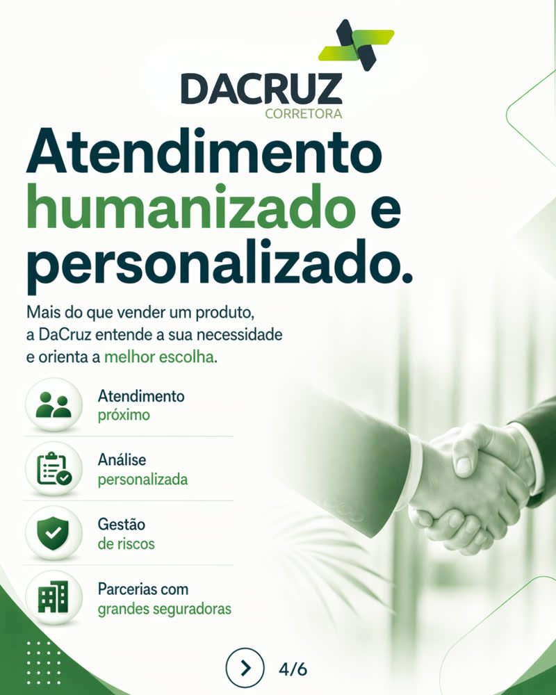 Lâmina 4: “Atendimento humanizado e personalizado”
